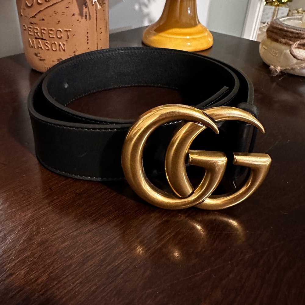 Authentic wide Gucci belt